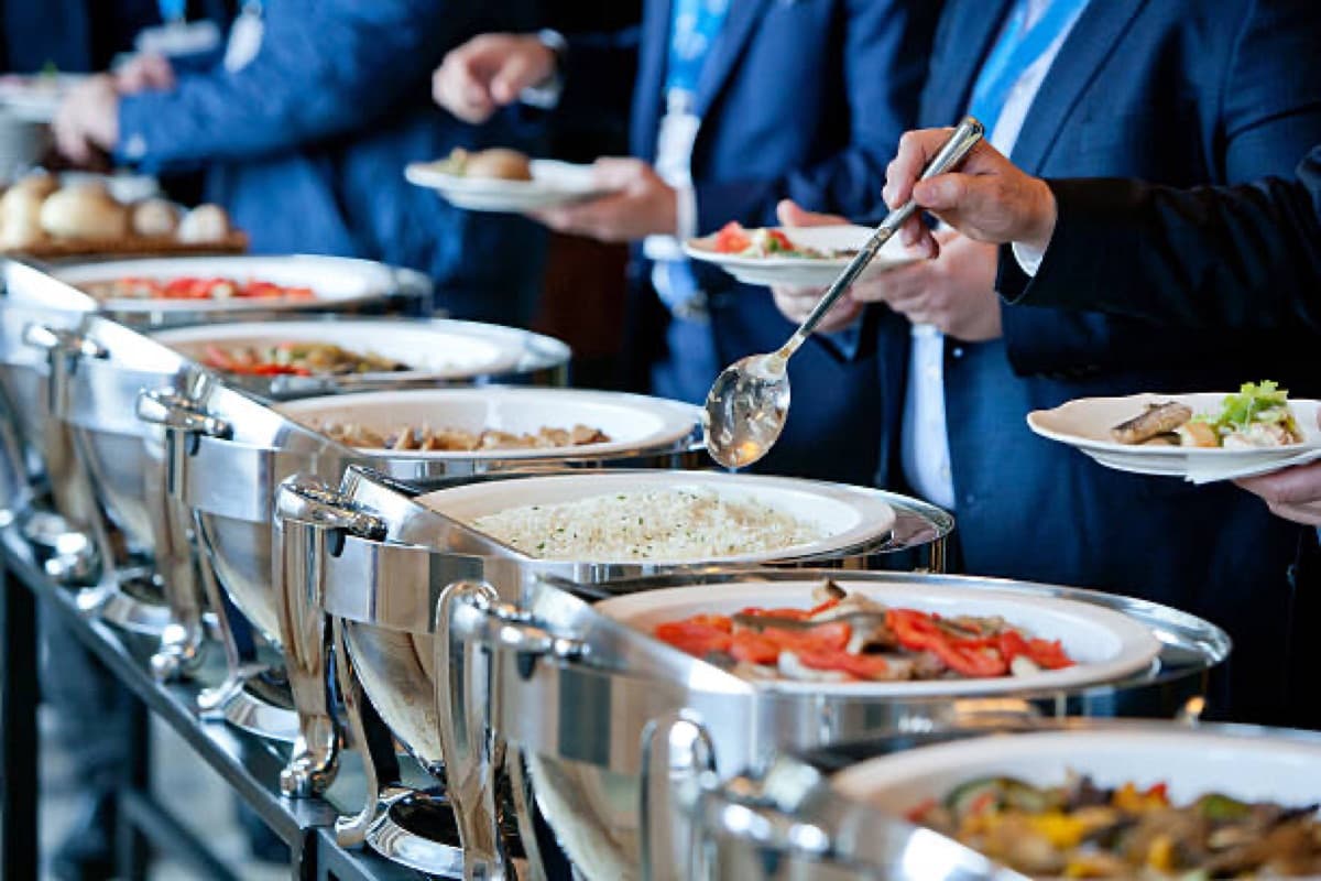Buffet catering service